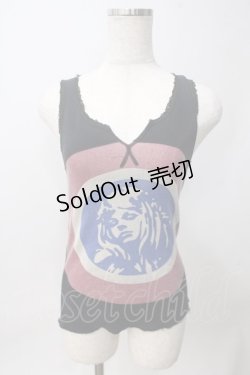 画像1: HYSTERIC GLAMOUR / サークルガールptタンクトップ F 黒 Y-25-06-06-138-PU-TO-SZ-ZY