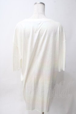 画像2: NieR Clothing / NieR BIG SIZE T-SHIRT【FACE】 L オーロラ Y-25-06-06-141-PU-TS-SZ-ZY
