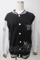 NieR Clothing / STADIUM JUMPRE【裏起毛】 F 黒 Y-25-06-06-147-PU-JA-SZ-ZT282