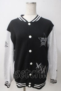 NieR Clothing / STADIUM JUMPRE【裏起毛】 F 黒 Y-25-06-06-147-PU-JA-SZ-ZT282