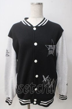 画像1: NieR Clothing / STADIUM JUMPRE【裏起毛】 F 黒 Y-25-06-06-147-PU-JA-SZ-ZY