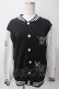 画像1: NieR Clothing / STADIUM JUMPRE【裏起毛】 F 黒 Y-25-06-06-147-PU-JA-SZ-ZY (1)
