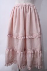 Melody BasKet / Bon Voyageスカート  ピンク Y-25-06-06-155-LO-SK-SZ-ZY