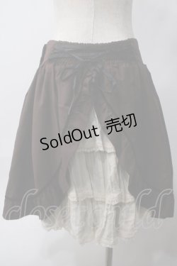 画像2: Amavel / BACKフリル バッスルサリバンスカート M ブラウン Y-25-06-06-161-CA-SK-SZ-ZY