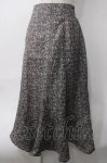 画像1: axes femme / 小花柄マーメイドスカート M クロ Y-25-06-06-164-AX-SK-SZ-ZT425 (1)