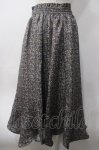 画像2: axes femme / 小花柄マーメイドスカート M クロ Y-25-06-06-164-AX-SK-SZ-ZT425 (2)