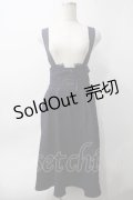 axes femme POETIQUE / レースアップデニムジャンスカ M インディゴ Y-25-06-06-165-AX-OP-SZ-ZY