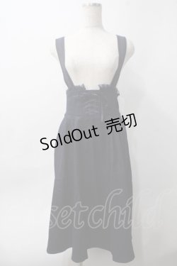 画像1: axes femme POETIQUE / レースアップデニムジャンスカ M インディゴ Y-25-06-06-165-AX-OP-SZ-ZY