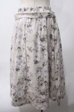 画像2: axes femme POETIQUE / 花柄プリントベルト付きスカート M 生成り Y-25-06-06-168-AX-SK-SZ-ZY