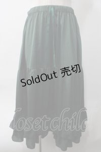 axes femme kawaii / ミディフリルペチスカート M グリーン Y-25-06-06-177-AX-SK-SZ-ZI