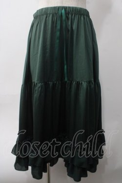 画像1: axes femme kawaii / ミディフリルペチスカート M グリーン Y-25-06-06-177-AX-SK-SZ-ZY