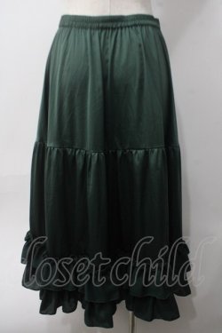 画像2: axes femme kawaii / ミディフリルペチスカート M グリーン Y-25-06-06-177-AX-SK-SZ-ZY