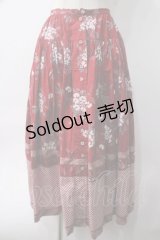 PINK HOUSE / ナズナ&チェックスカート F アカ Y-25-06-06-181-LO-SK-SZ-ZY