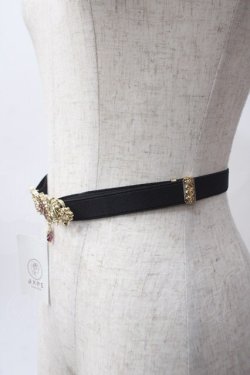 画像3: axes femme POETIQUE / チャイナモチーフゴムベルト  ワイン Y-25-06-06-020-AX-ZA-SZ-ZY