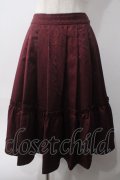 axes femme kawaii / クラシカルスカート M ワイン Y-25-06-06-182-AX-SK-SZ-ZY