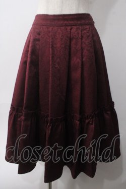 画像1: axes femme kawaii / クラシカルスカート M ワイン Y-25-06-06-182-AX-SK-SZ-ZY