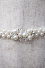 axes femme POETIQUE / パールゴムベルト  シルバー Y-25-06-06-023-AX-ZA-SZ-ZY