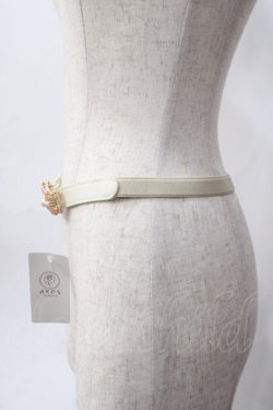 画像3: axes femme / レース風リボン細ゴムベルト  ゴールド Y-25-06-06-024-AX-ZA-SZ-ZY
