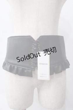 画像3: axes femme / レースアップフリルコルセット M ワイン Y-25-06-06-026-AX-ZA-SZ-ZY