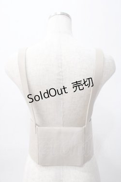 画像3: axes femme POETIQUE / ハーネス太ベルト  生成り Y-25-06-06-027-AX-ZA-SZ-ZY