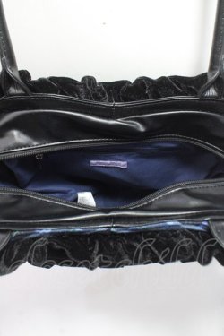画像3: axes femme kawaii / タータンチェックハートバッグ  ブルー Y-25-06-06-031-AX-BG-SZ-ZY