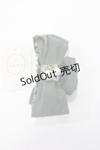 axes femme / スウェードリボンバンス  グリーン Y-25-06-06-004-AX-AC-SZ-ZT150-F002
