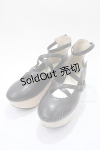 BABY,THE STARS SHINE BRIGHT / BABYヴィクトワールシューズ L 黒 Y-25-06-06-040-BA-SH-SZ-ZY