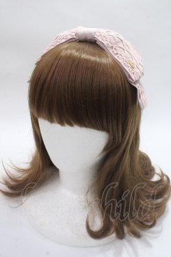 画像1: Angelic Pretty / アンティークRibbonカチューシャ  ピンク Y-25-06-09-034-AP-AC-SZ-ZY