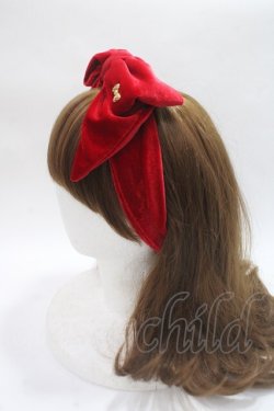 画像2: Angelic Pretty / Lady Ribbonヘアバンド  赤 Y-25-06-09-035-AP-AC-SZ-ZY