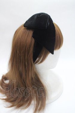 画像3: Angelic Pretty / Lady Ribbonヘアバンド  黒 Y-25-06-09-036-AP-AC-SZ-ZY