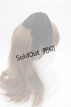 画像3: Angelic Pretty / Lady Ribbonヘアバンド  黒 Y-25-06-09-036-AP-AC-SZ-ZY