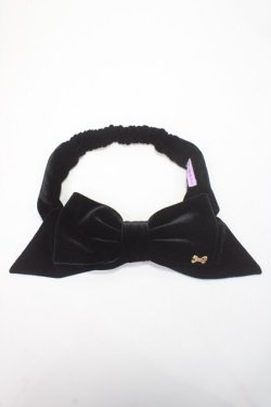 画像4: Angelic Pretty / Lady Ribbonヘアバンド  黒 Y-25-06-09-036-AP-AC-SZ-ZY