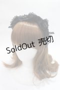 Angelic Pretty / Teatimeフリルカチューシャ  黒 Y-25-06-09-038-AP-AC-SZ-ZY