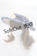 Angelic Pretty / Fancy RibbonストローHAT  紺 Y-25-06-09-040-AP-AC-SZ-ZT-K011