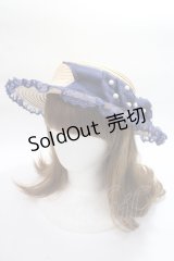Angelic Pretty / Fancy RibbonストローHAT  紺 Y-25-06-09-040-AP-AC-SZ-ZT-K011