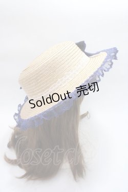 画像4: Angelic Pretty / Fancy RibbonストローHAT  紺 Y-25-06-09-040-AP-AC-SZ-ZT-K011