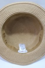 画像4: m petit by misako / TT*AMチュールリボンカンカン帽　 57.5cm 中茶 Y-25-06-09-043-LO-AC-SZ-ZTK011 (4)