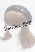 m petit by misako / NINA's AMカメオベレー  黒 Y-25-06-09-047-LO-AC-SZ-ZT-K011