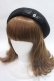 画像1: m petit by misako / NINA's AMカメオベレー  黒 Y-25-06-09-047-LO-AC-SZ-ZY (1)