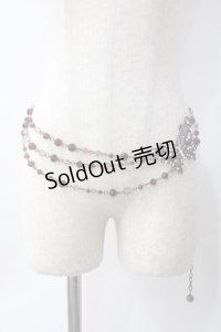 Ozz On / バタフライチェーンベルト  シルバー Y-25-06-09-008-OO-ZA-SZ-ZY