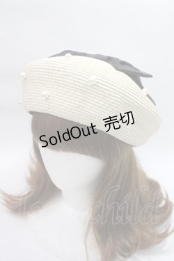 画像2: axes femme kawaii / リボンサマーベレー  黒 Y-25-06-09-052-AX-AC-SZ-ZY