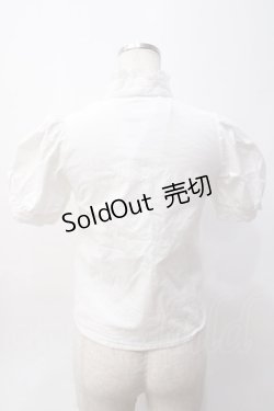 画像2: evelyn / コットンレースボウタイブラウス  白 Y-25-06-09-056-LO-BL-SZ-ZY