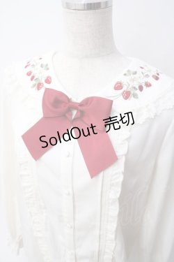 画像3: axes femme kawaii / ストロベリーフィールドブラウス  白 Y-25-06-09-067-AX-BL-SZ-ZY