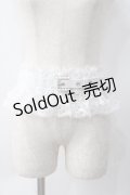 axes femme POETIQUE / レースゴムベルト  白 Y-25-06-09-011-AX-ZA-SZ-ZY