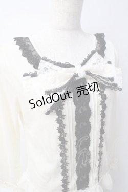 画像3: axes femme Red label / ビッグリボントップス  生成り Y-25-06-09-090-PU-TO-SZ-ZY