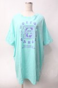 Candy Stripper / プリントTシャツ  ミント Y-25-06-09-093-PU-TO-SZ-ZY