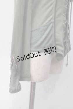 画像3: Ozz Croce / 編み上げデザイントップス  グリーン Y-25-06-09-098-OO-TO-SZ-ZY