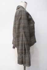 画像3: an another angelus / チェック柄ショートジャケット F グレー×イエロー Y-25-06-09-102-CA-JA-SZ-ZT275 (3)