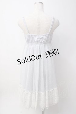 画像2: axes femme POETIQUE / レーシーキャミワンピース  サックス Y-25-06-09-104-AX-OP-SZ-ZY