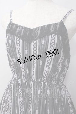 画像3: axes femme POETIQUE / レースアップキャミワンピース  黒 Y-25-06-09-105-AX-BL-SZ-ZY